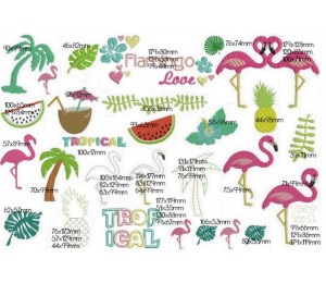 Stickdatei - Hibiskus